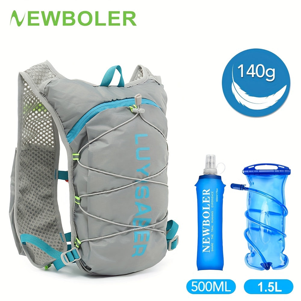 Reflective Sports Backpack w/Water Bag & Bottle