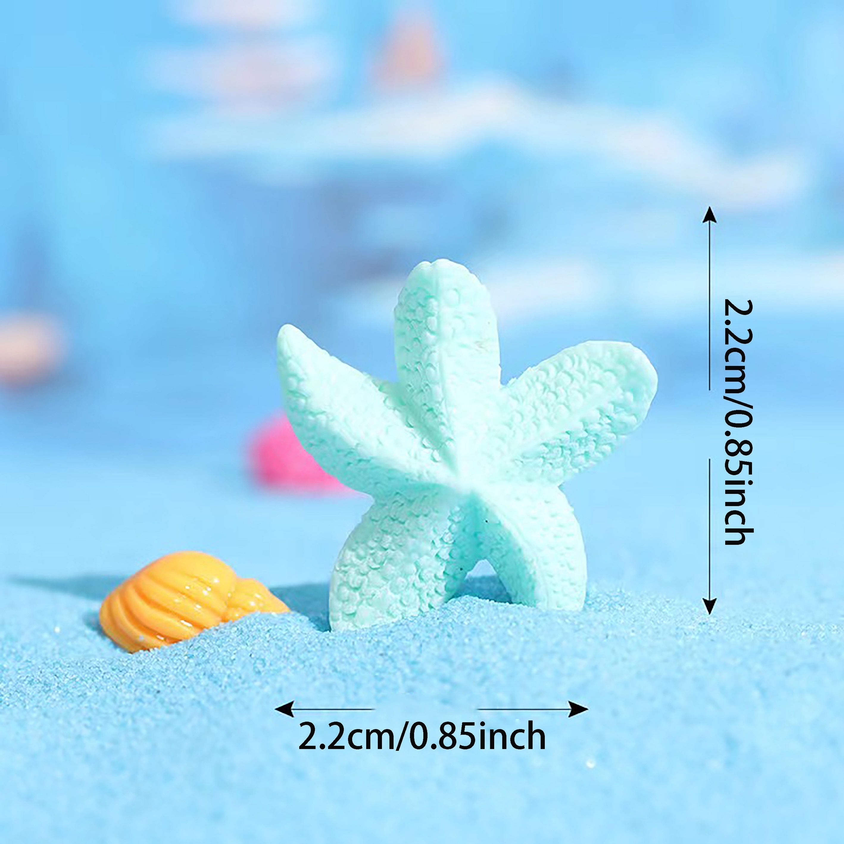 Resin Mini Starfish Crafts For Fish Tanks Ponds Simulated Decorative Ornament