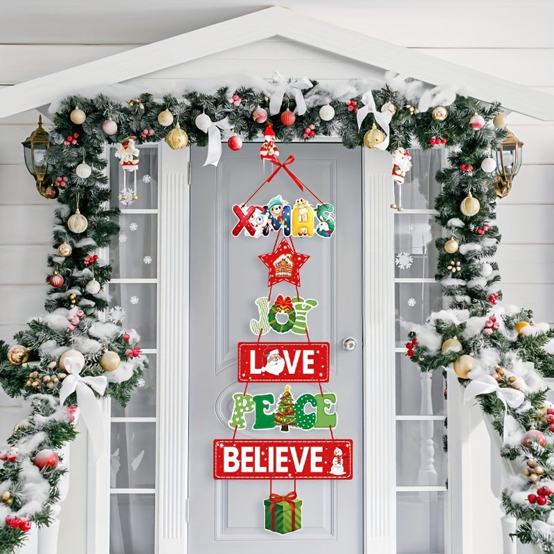 Christmas Tree Door Decoration for Party