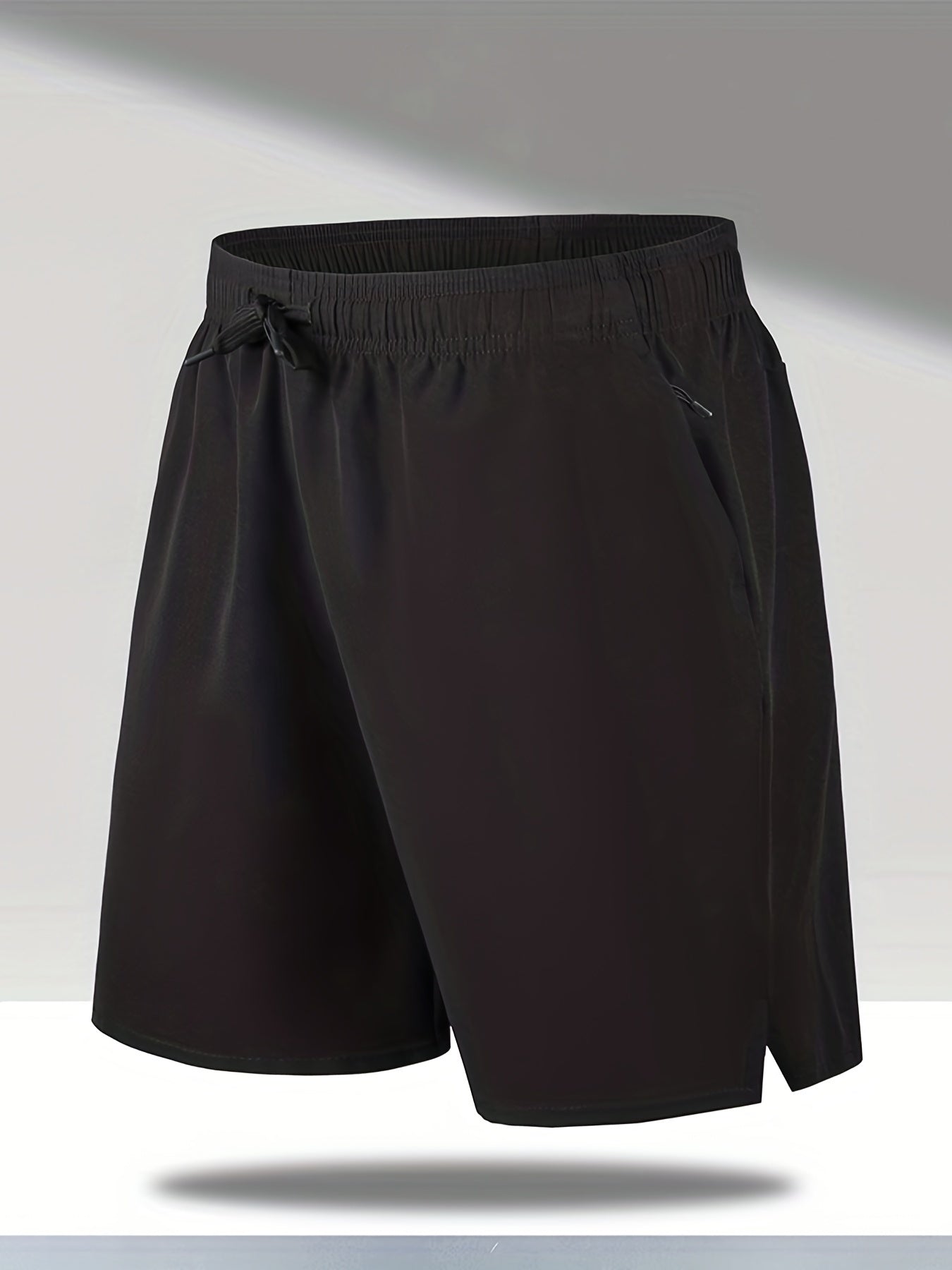Men's Quick Drying Comfy Shorts Drawstring Zipper Pockets