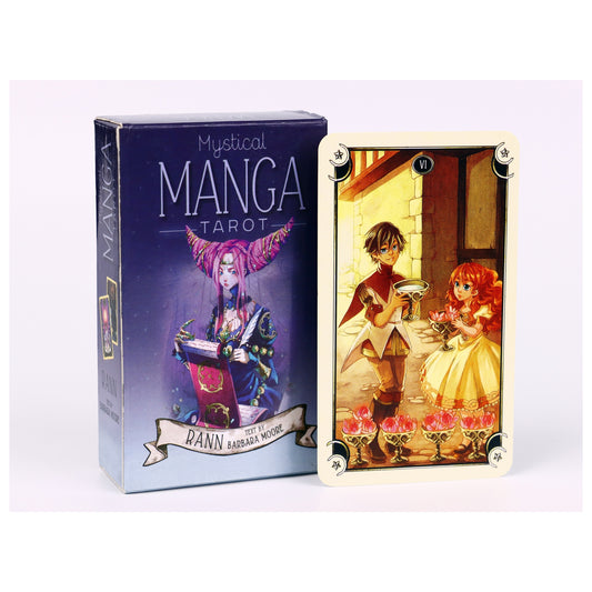 Mystical Manga Tarot Card Set with Guide - Outdoor Camping Game