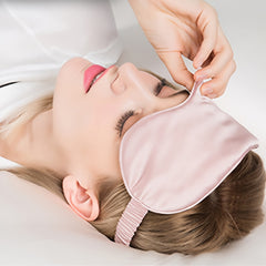 Smooth Soft Blackout Sleep Eye Mask Double sided Comfortable Blindfold