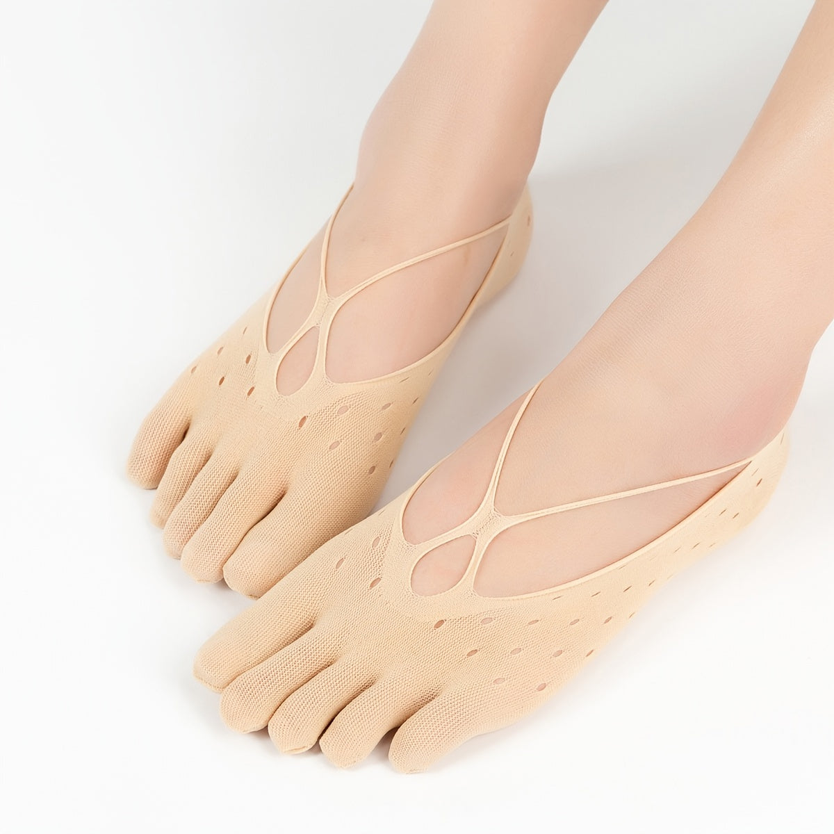 Women's Ankle Compression Socks 1 Pair Breathable Non Slip Solid Socks