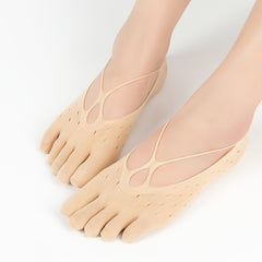 Women's Ankle Compression Socks 1 Pair Breathable Non Slip Solid Socks