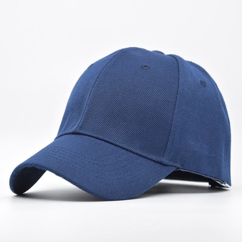 Solid Baseball Cap Street Retro Cap Sun Visor