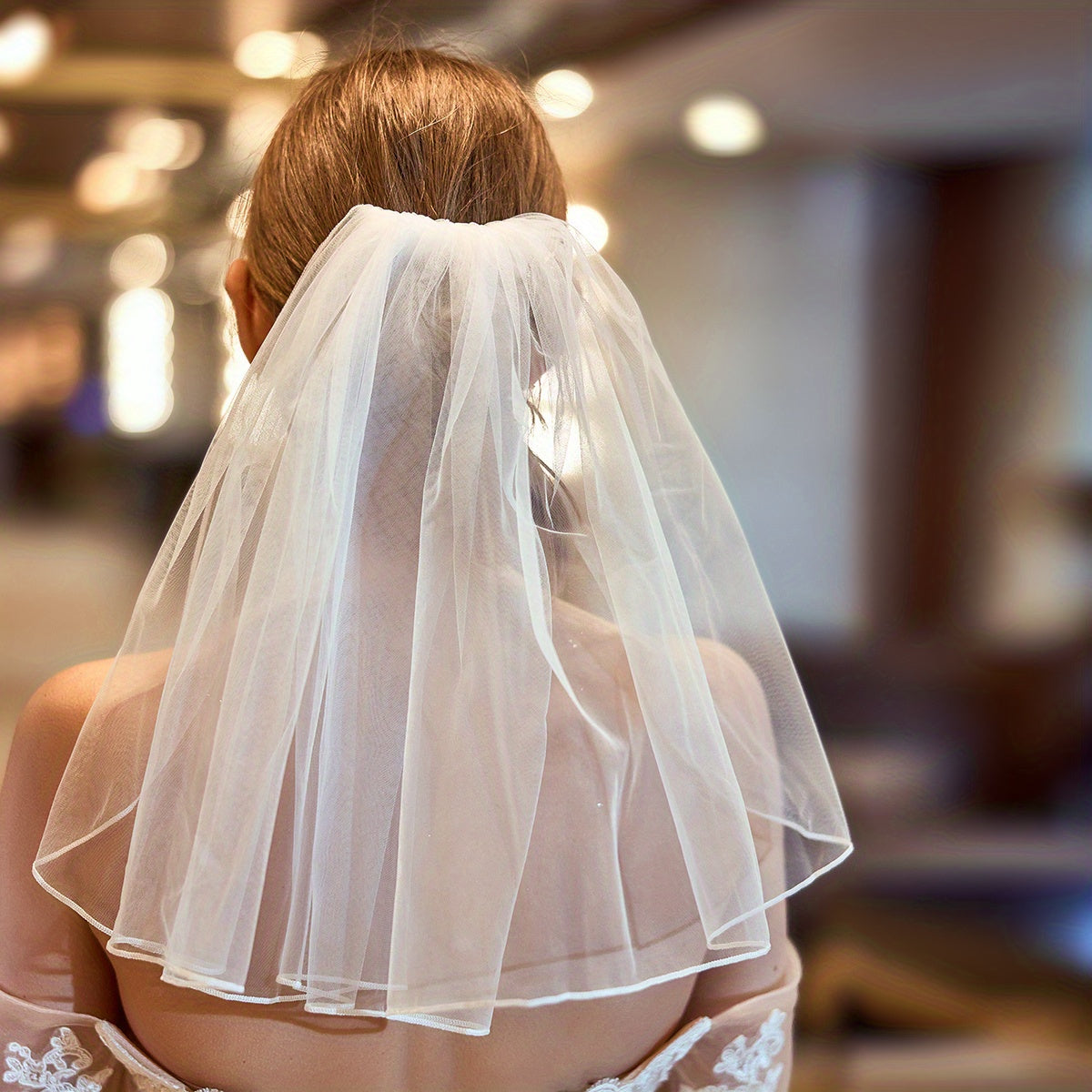 1 Tier Wedding Veil With Comb Bride Long Veil Wedding Decal Wedding Accessories