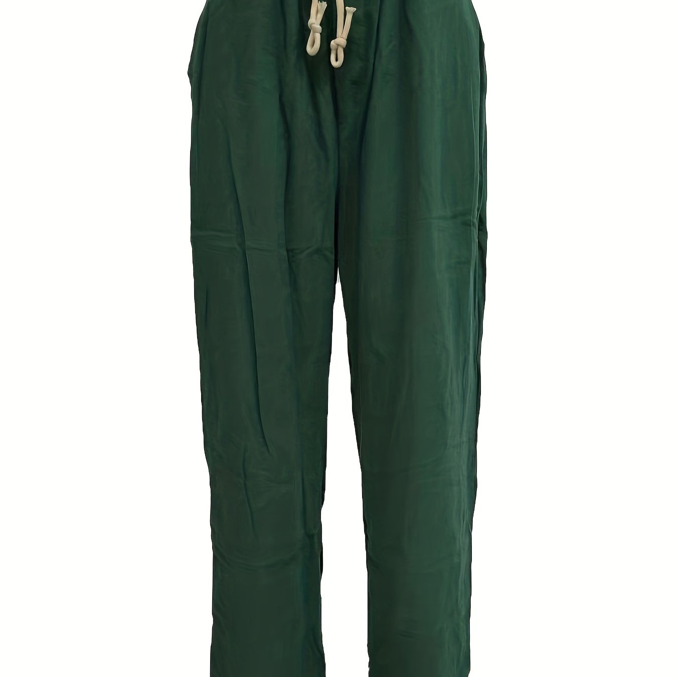 Men's Solid Drawstring Sweatpants With Pockets