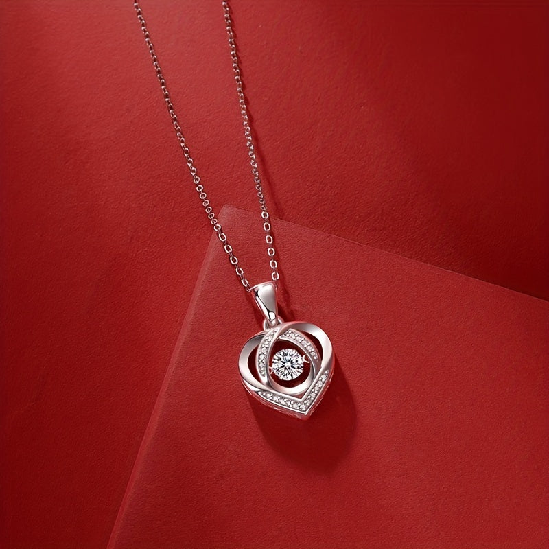 Moissanite Necklace 925 Silver Pendant Clavicle Chain Jewelry for Women