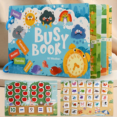 Quiet Book for Kids Sensory Learning Activity Toy Ideal Gift