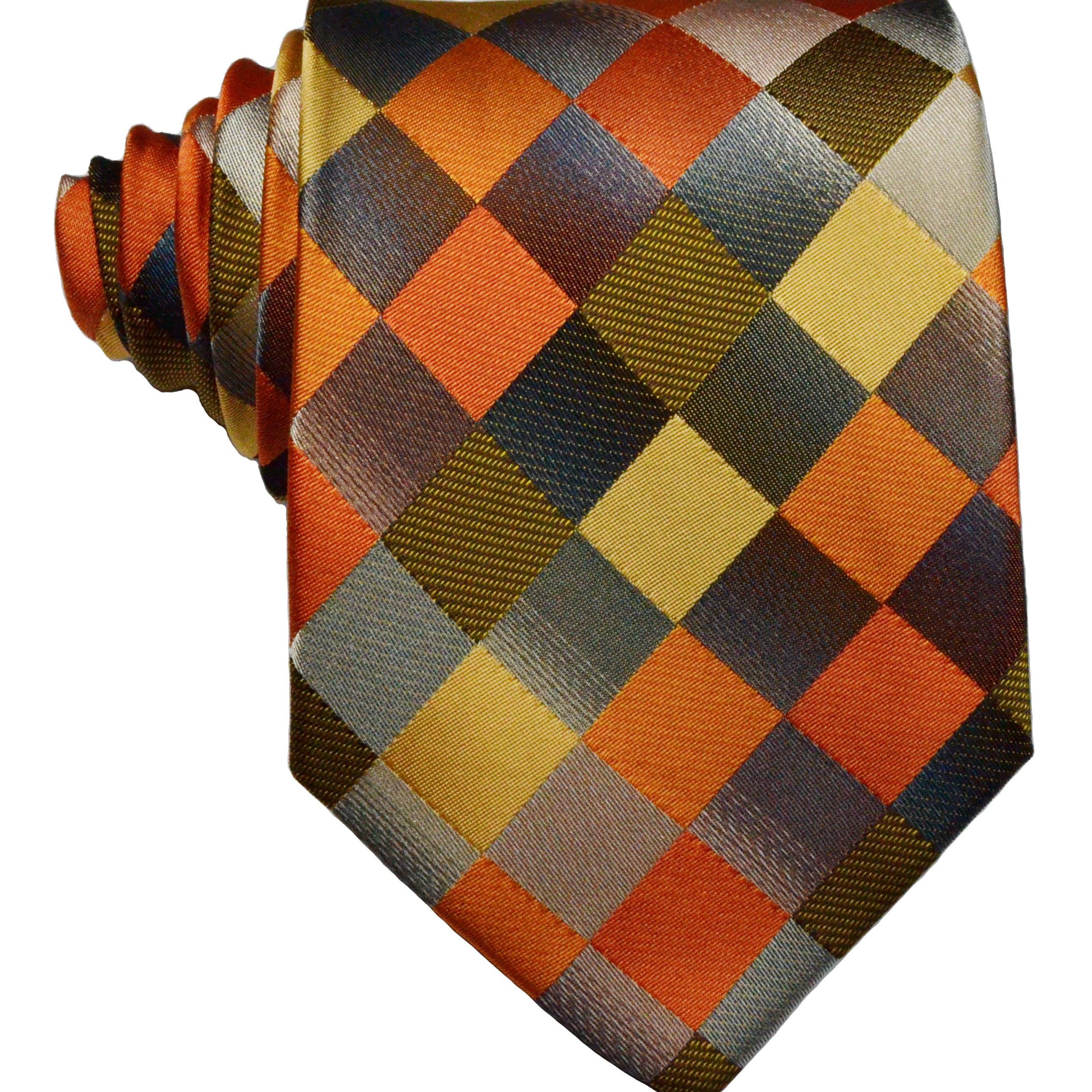 Men's Plaid Necktie Classic Pattern Wedding Business Tie