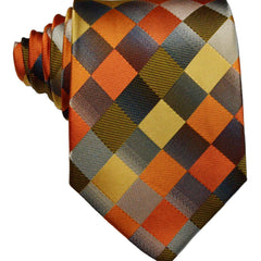 Men's Plaid Necktie Classic Pattern Wedding Business Tie