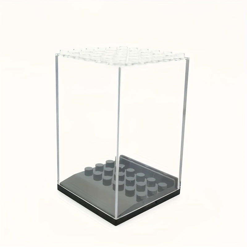 3pcs Transparent Micro Dust Cover Display Box for Building Blocks Figures