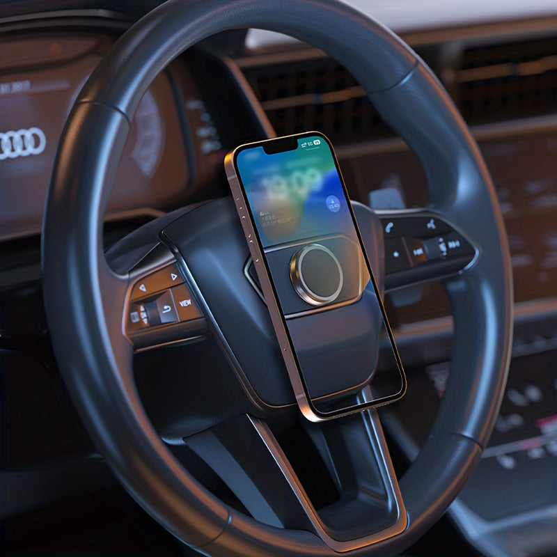 Magnetic Phone Holder for Car with Suction Cup - Safe Navigation
