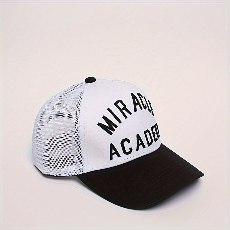 NAHMIAS Anime Print Trucker Hat Baseball Cap Mesh Breathable Dad Hat