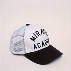 NAHMIAS Anime Print Trucker Hat Baseball Cap Mesh Breathable Dad Hat