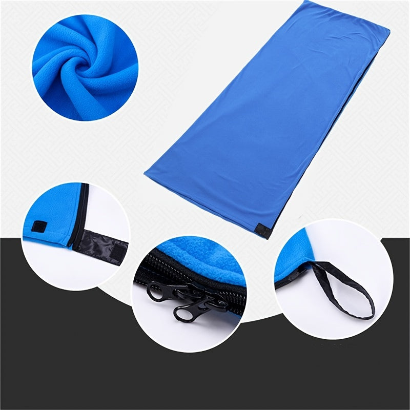 Portable Ultra Light Fleece Sleeping Bag for Camping