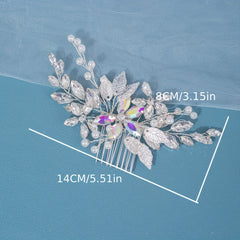 Crystal Hair Comb Head Jewelry Side Comb Bridal Wedding Hair Accessories