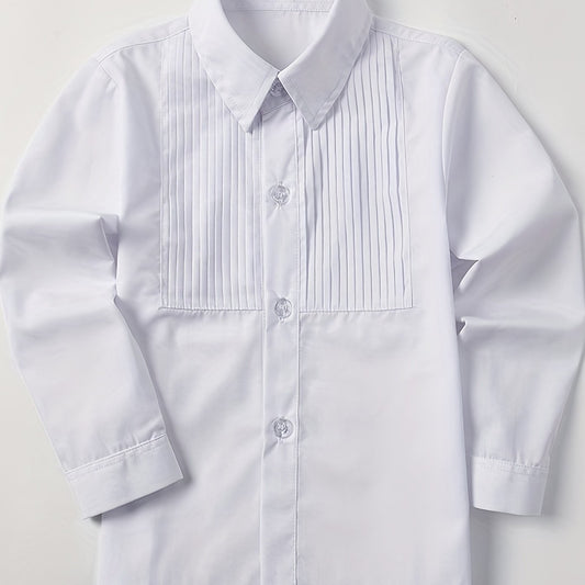 Boys Non Stretch Button Down Dress Shirt