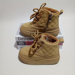 Girl's High Top Boots Non Slip Lace Up Casual Shoes