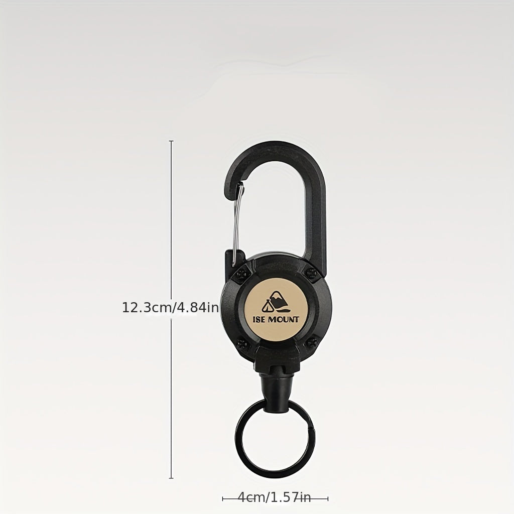 Retractable Carabiner Keychain for Camping