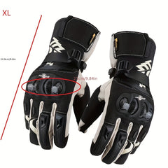 Waterproof Carbon Fiber Riding Gloves for Motorcycle Outdoor Cycling