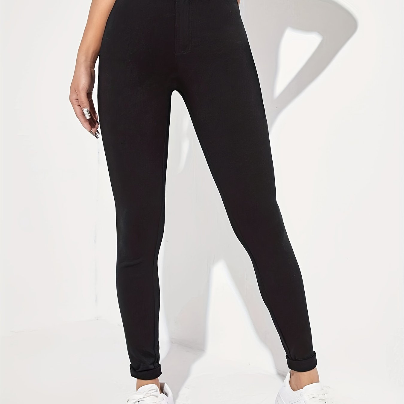 Slim Fit Skinny Jeans High Waist Casual High Rise