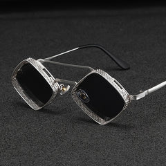 Metal Polygonal Sunglasses UV400 For Men