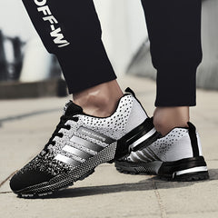 Men's Breathable Running Shoes, Shock Absorption, Non Slip Sneakers