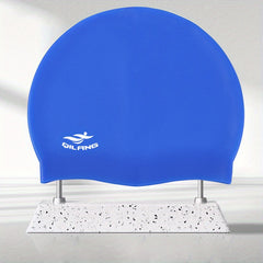 Silicone Swimming Cap Waterproof Adult Kids Durable Ear Protection