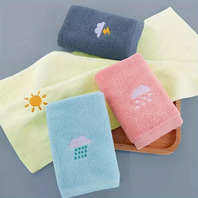 Embroidered Padded Towel for Camping