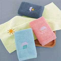 Embroidered Padded Towel for Camping