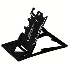 Multifunctional Folding Phone Bracket with Card Bottle Opener