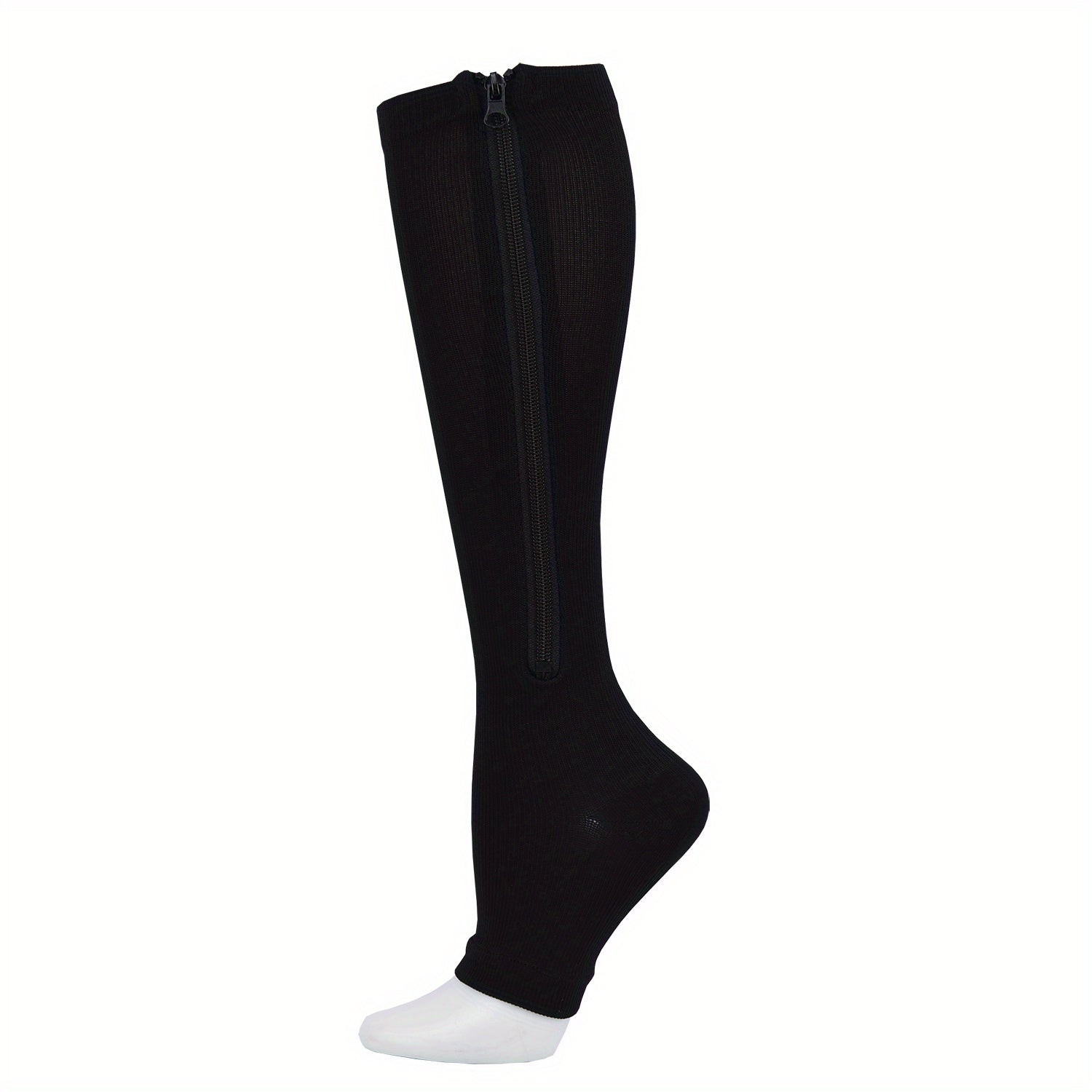 Toeless Compression Socks for Yoga & Fitness - Sports Thigh Long Stockings
