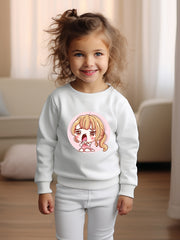 OERYUI Poor Crying Girl Graphic Sweatshirt for Kids