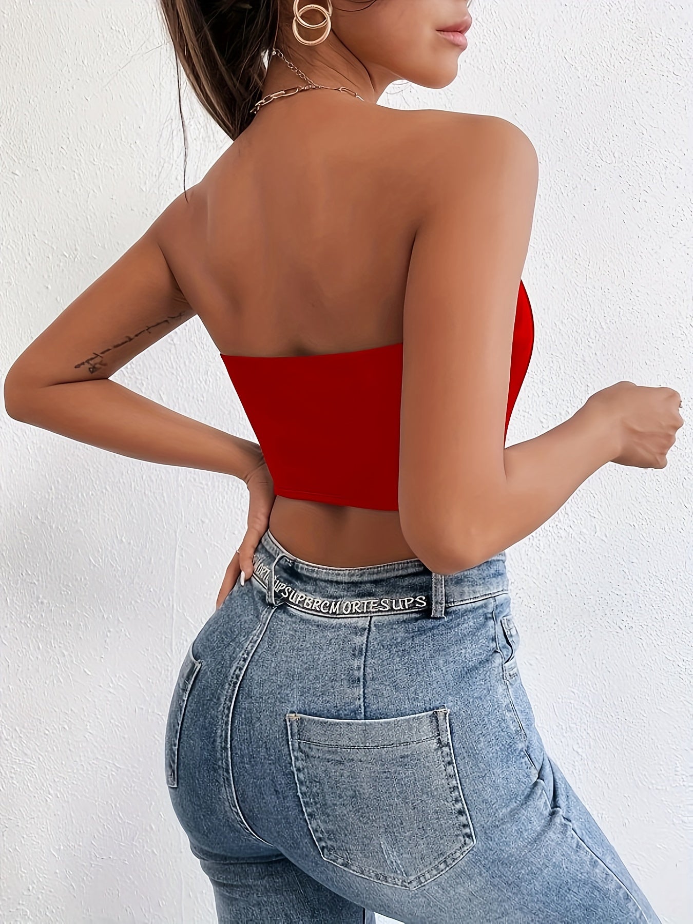Off Shoulder Corset Top Sleeveless Sexy Bodycon
