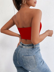 Off Shoulder Corset Top Sleeveless Sexy Bodycon