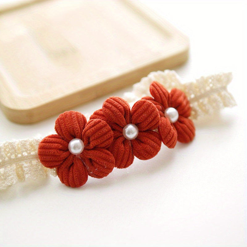 Baby Girls Flowers Lace Headband Hairband Princess Hair Accessories