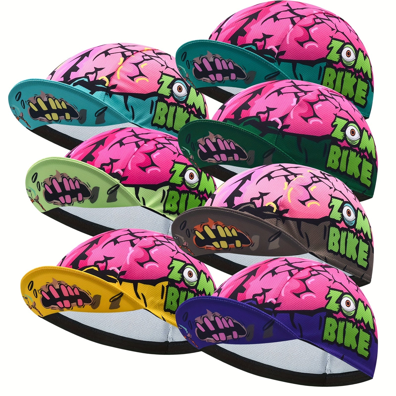 Cycling Cartoon Skull Hat Soft Breathable Outdoor Sports Cap