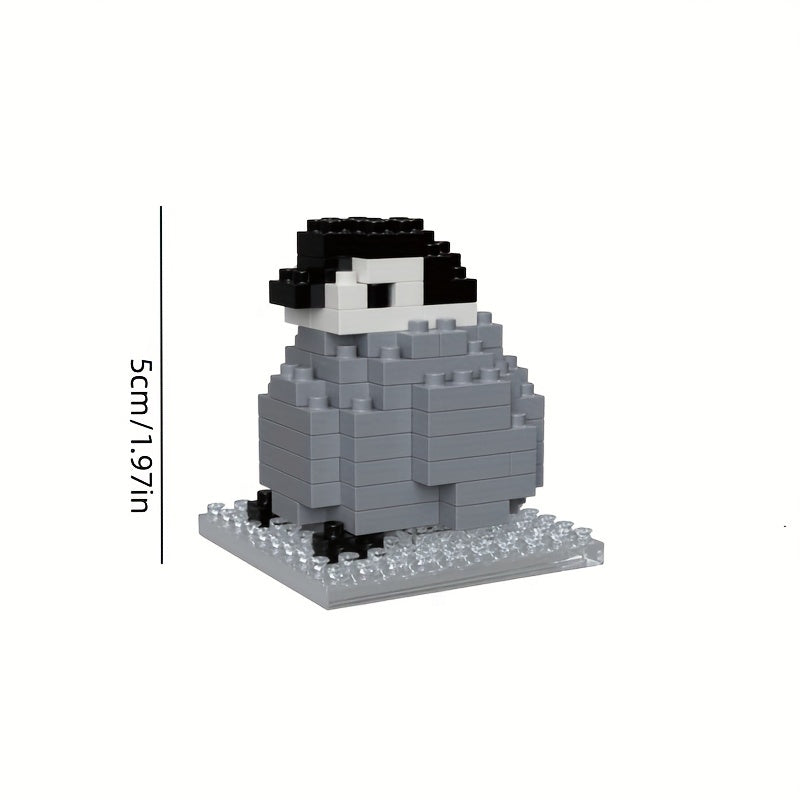 Animal Building Block Set: Whales, Dolphins, Penguins, Flamingos, Owls, Pandas