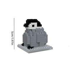 Animal Building Block Set: Whales, Dolphins, Penguins, Flamingos, Owls, Pandas