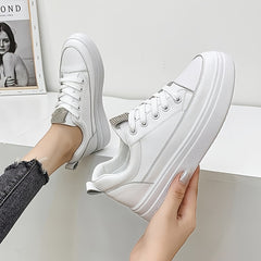 Women's Thick Sole Inner Heightening Casual Sneakers