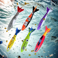 Shark Diving Sticks Pool Toys for Kids - Underwater Games & Pool Activities