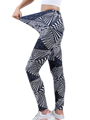 Geometric Print Cropped Comfortable Pants