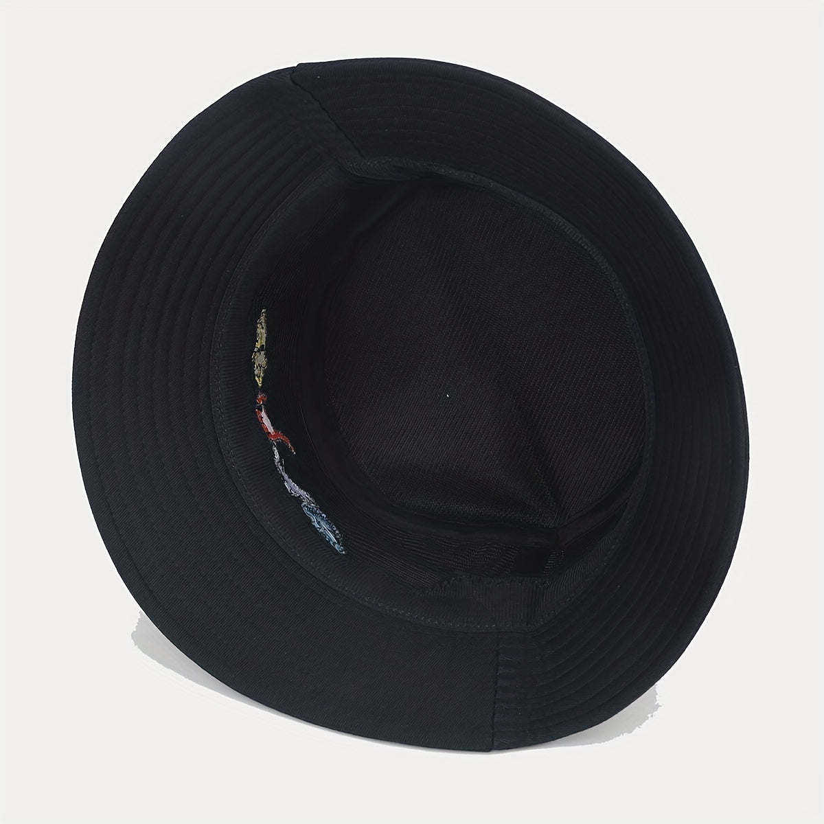 Little Dinosaur Embroidered Bucket Hat Men Women Outdoor Sunscreen Basin Hat