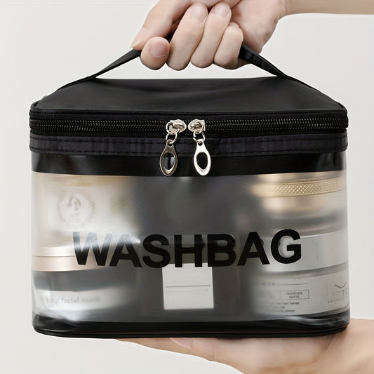 Transparent PVC Waterproof Makeup Bag Women's Travel Toiletry Bag