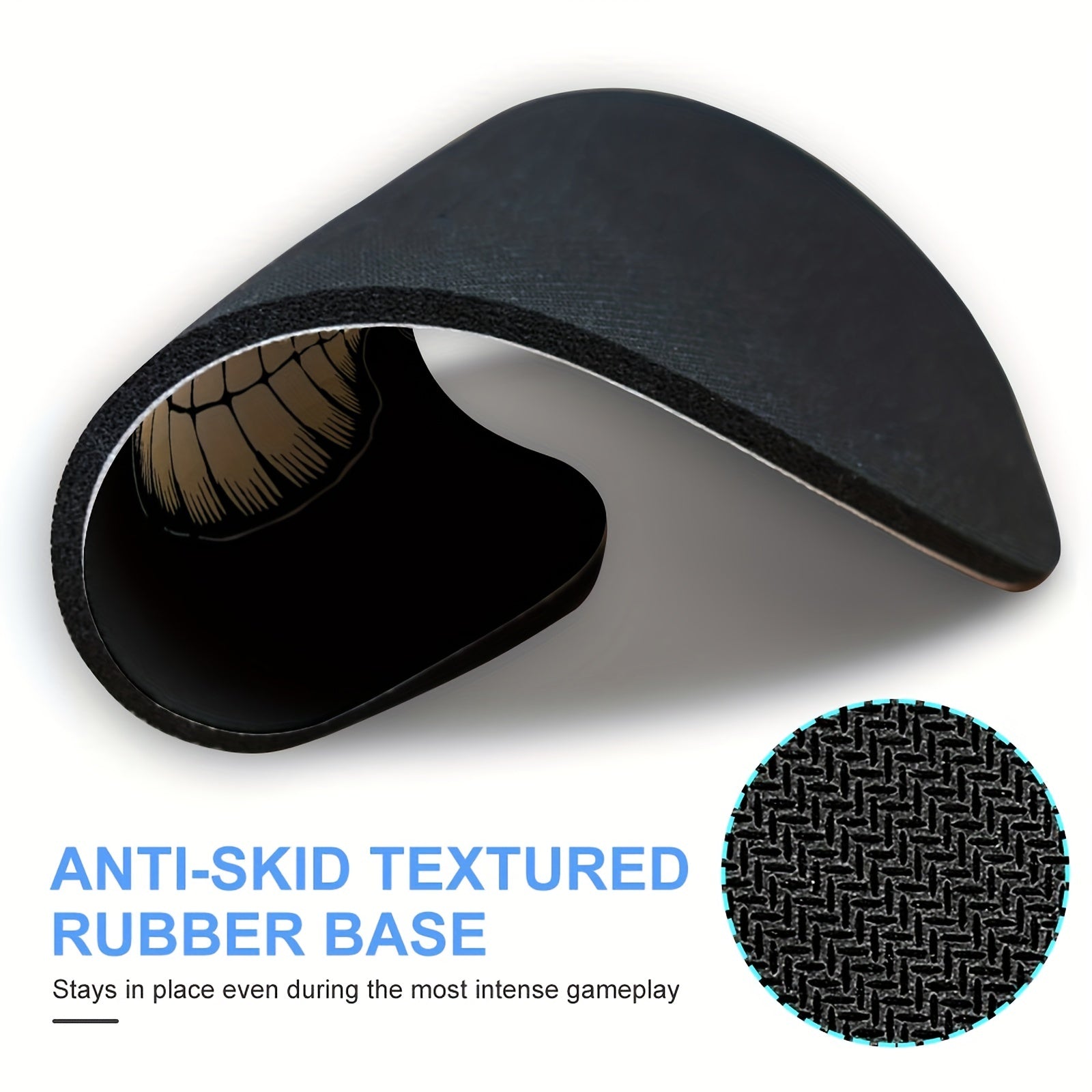 Round Mouse Pad Washable Non Slip Rubber Base Mouse Pad 20cmx20cm