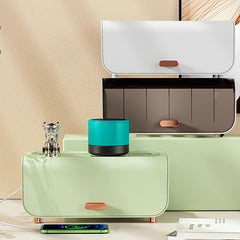 Plastic CableBox Power Cord Organizer Flip Wire Cable Cord Storage Box