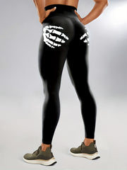 Fluorescent Skeleton Hands Yoga Leggings High Waist Workout Pants
