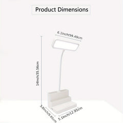 Multifunctional LED Desk Lamp Touch Folding Study Reading Bedside Lamp