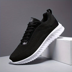 Men's Lightweight Knitted Sneakers for Running in Spring and Summer